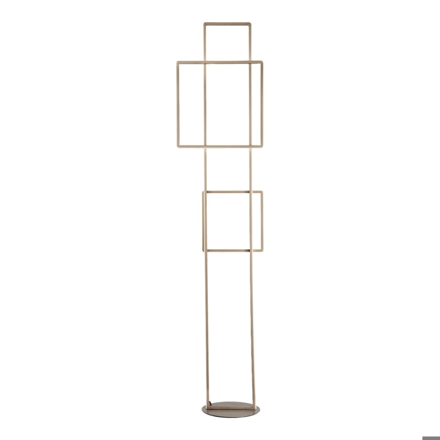 Ondaluce - Candeeiro de pé LED dimerizável DOWEL LED/77W/230V 166 cm dourado