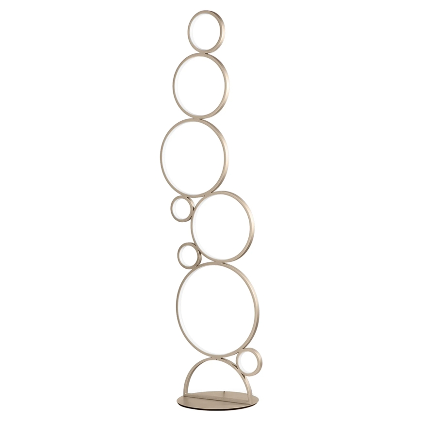 Ondaluce - Candeeiro de pé LED dimerizável POIS LED/52W/230V 160 cm dourado