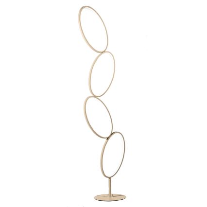 Ondaluce - Candeeiro de pé LED dimerizável RICE LED/38W/230V 166 cm dourado