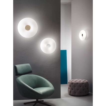 Ondaluce - Candeeiro de tecto DODI 3xE27/15W/230V Ø 42 cm branco