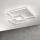 Ondaluce - Candeeiro de teto LED dimerizável DOWEL LED/46W/230V 55x55 cm prateado