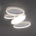 Ondaluce - Candeeiro de teto LED dimerizável RICE LED/34W/230V 45x80 cm dourado