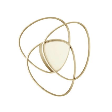 Ondaluce - Candeeiro de teto LED dimerizável ROSE LED/70W/230V 63x67 cm dourado