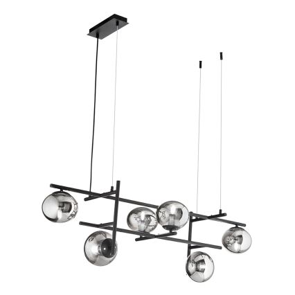 Ondaluce - Cúpula de substituição universal JEWEL, diâmetro 15 cm, preto fumê