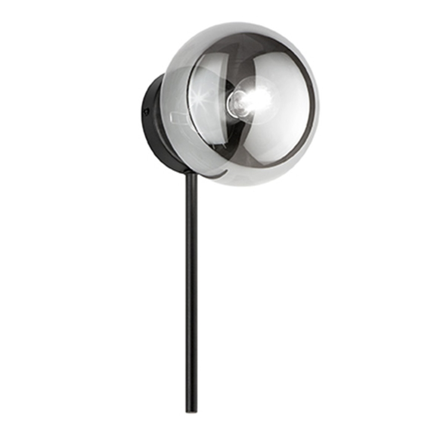 Ondaluce - Cúpula de substituição universal JEWEL, diâmetro 15 cm, preto fumê