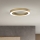 Ondaluce - Luminária de teto LED dimerizável GLOBUS LED/40W/230V 3000/4000K Ø 60 cm dourada