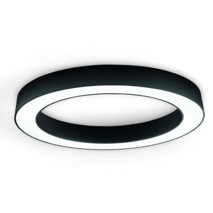 Ondaluce - Luminária de teto LED regulável GLOBUS LED/80W/230V 3000/4000K Ø 100 cm preta