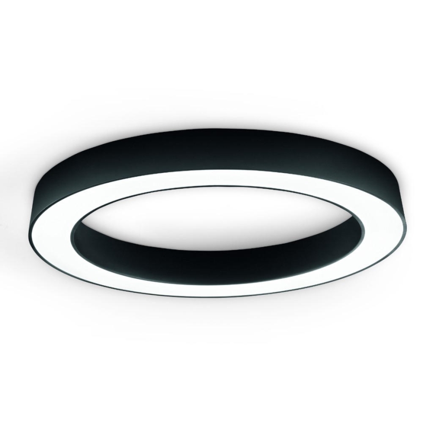 Ondaluce - Luminária de teto LED regulável GLOBUS LED/80W/230V 3000/4000K Ø 100 cm preta