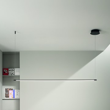 Ondaluce - Lustre LED dimerizável em cabo GENIUS LED/28W/230V preto