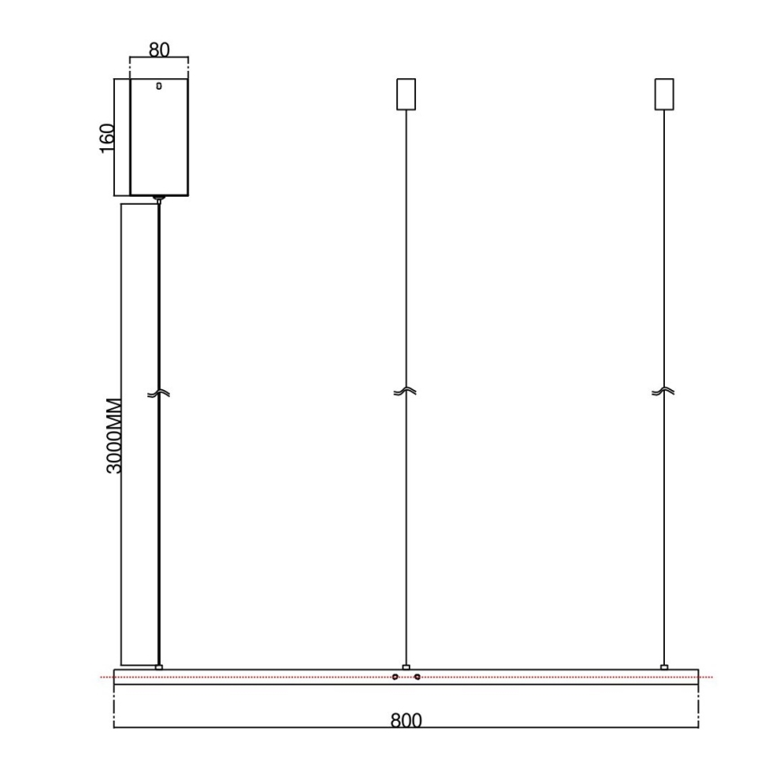 Ondaluce - Lustre LED dimerizável suspenso por cabo SOEL LED/38W/230V 3000/4000K Ø 80 cm branco