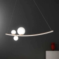Ondaluce - Lustre LED dimerizável suspenso por cabo ALTALENA LED/48W/230V dourado/branco