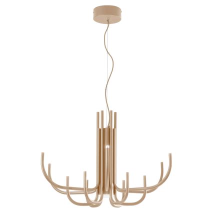 Ondaluce - Lustre LED dimerizável suspenso por cabo NOUVEAU LED/35W/230V Ø 78 cm dourado