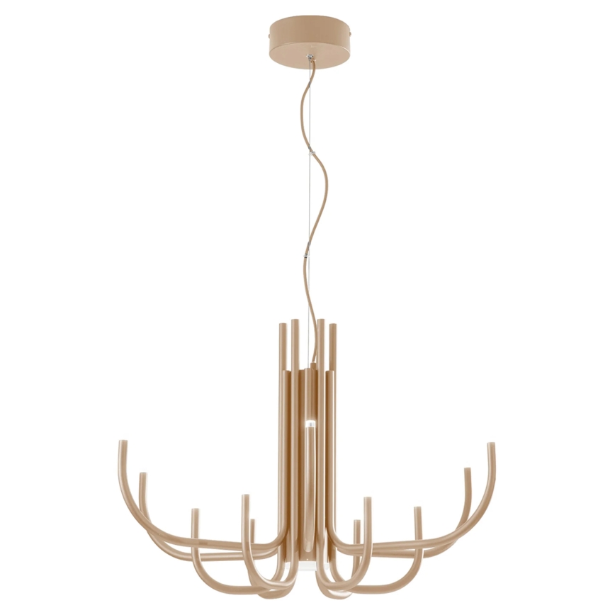 Ondaluce - Lustre LED dimerizável suspenso por cabo NOUVEAU LED/35W/230V Ø 78 cm dourado