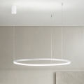 Ondaluce - Lustre LED dimerizável suspenso por cabo SOEL LED/38W/230V 3000/4000K Ø 80 cm branco