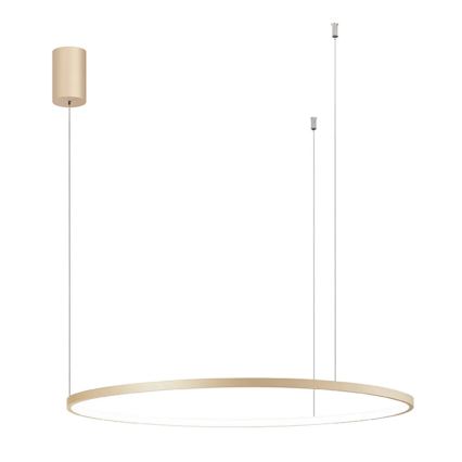 Ondaluce - Lustre LED regulável suspenso em cabo SOEL LED/38W/230V Ø 80 cm dourado