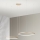 Ondaluce - Lustre LED regulável suspenso por cabo SOEL LED/28W/230V + LED/38W diâmetro 80/60 cm dourado