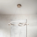 Ondaluce - Lustre pendente dimável em cabo POIS LED/60W/230V dourado