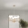 Ondaluce - Lustre pendente em cabo JEPPY 8xG9/7W/230V Ø 78,5 cm dourado/branco