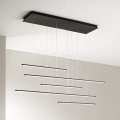Ondaluce - Lustre pendente LED dimerizável em cabo GENIUS LED/72W/230V preto