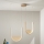 Ondaluce - Lustre pendente LED dimerizável LOTUS LED/55W/230V dourado