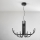Ondaluce - Lustre pendente LED regulável com cabo NOUVEAU LED/35W/230V Ø 78 cm preto