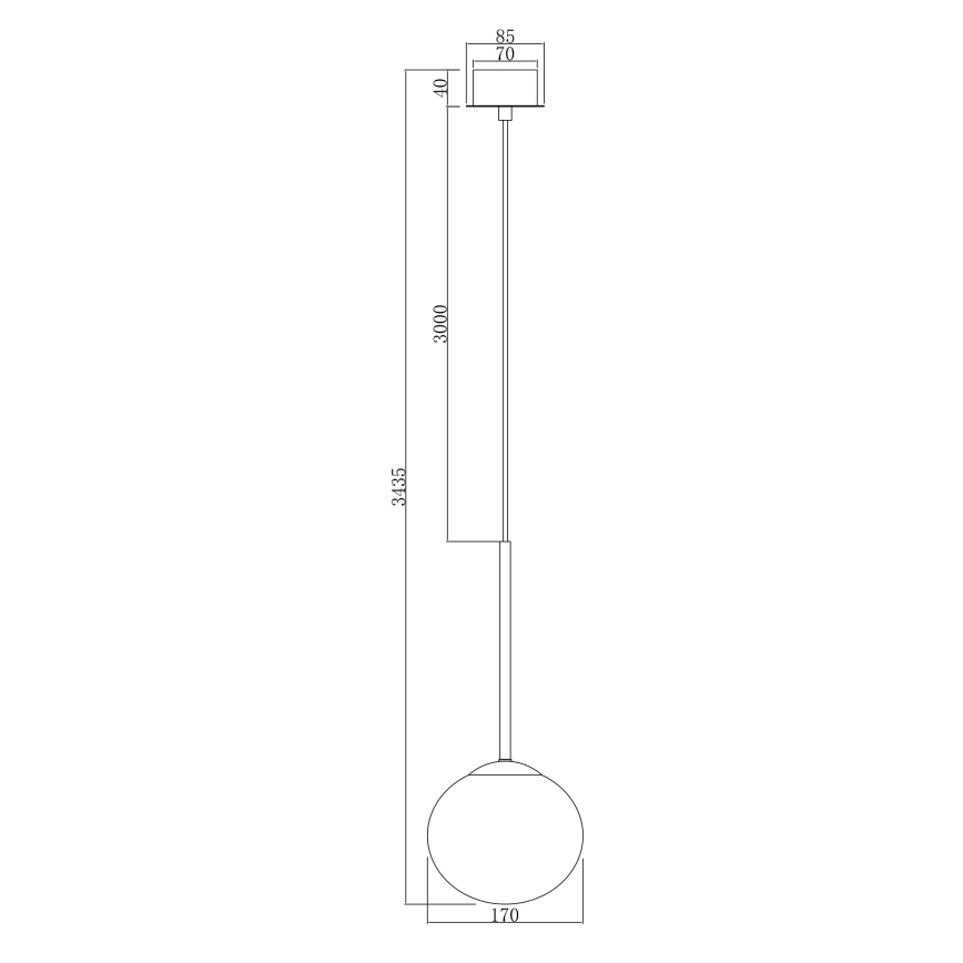 Ondaluce - Lustre suspenso por cabo JEWEL 1xE14/10W/230V Ø 17 cm dourado/branco