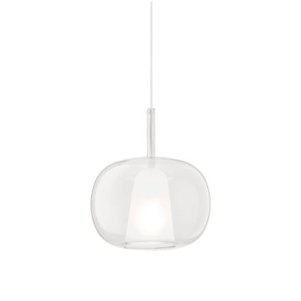 Ondaluce - Lustre suspenso por cabo THELMA 1xE27/15W/230V Ø 25 cm dourado/transparente