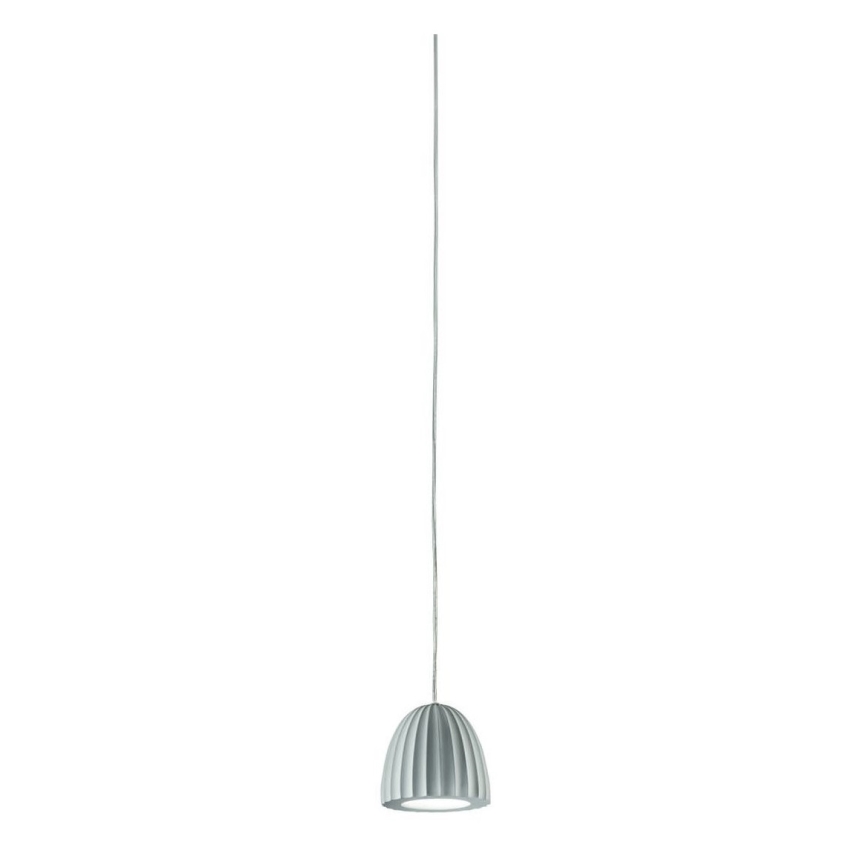 Ondaluce - Pendente em cabo CONCRETE 1xGU10/7,5W/230V Ø 10,5 cm betão/cinzento