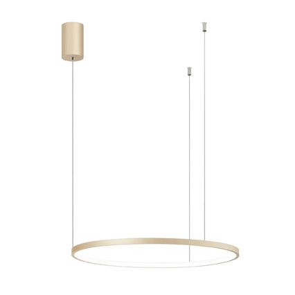 Ondaluce - Pendente LED dimerizável em cabo SOEL LED/28W/230V Ø 60 cm dourado
