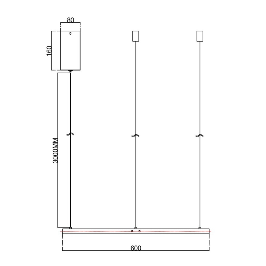 Ondaluce - Pendente LED dimerizável em cabo SOEL LED/28W/230V Ø 60 cm dourado