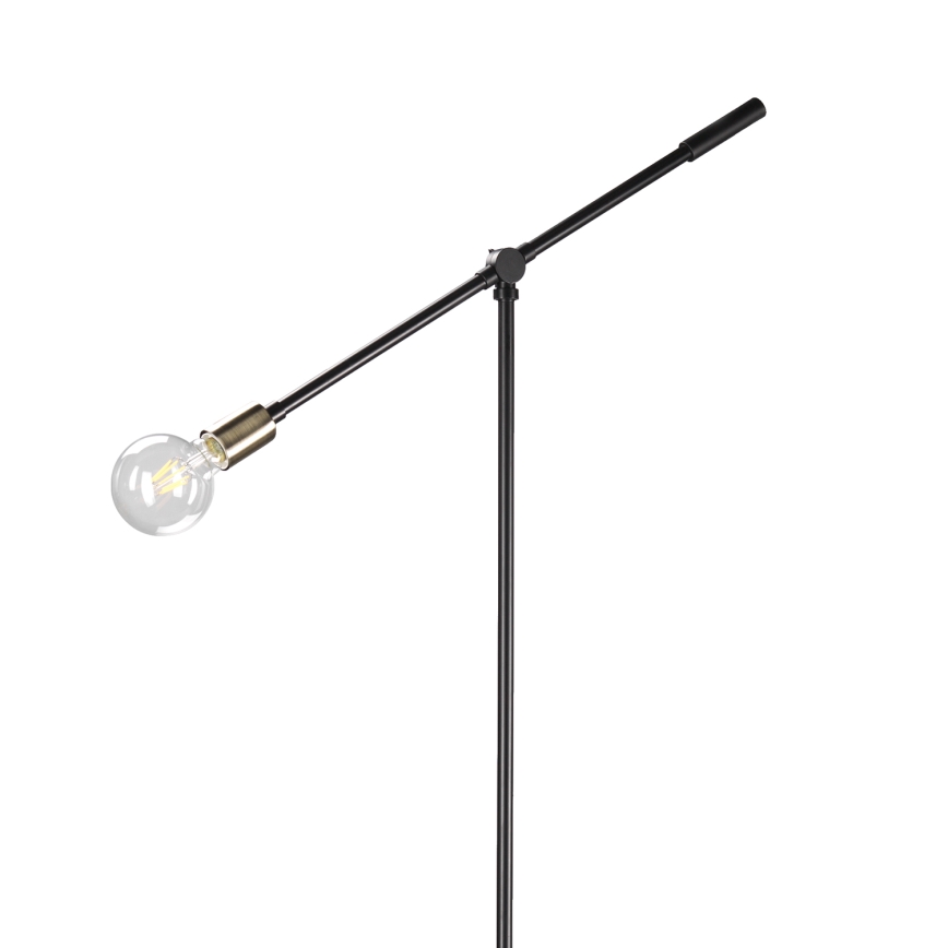 ONLI - Candeeiro de chão ASTE 1xE27/15W/230V preto/dourado