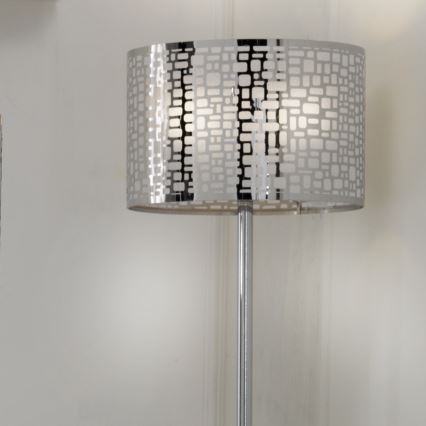 ONLI - Candeeiro de chão BRUCE 1xE27/15W/230V cromado mate