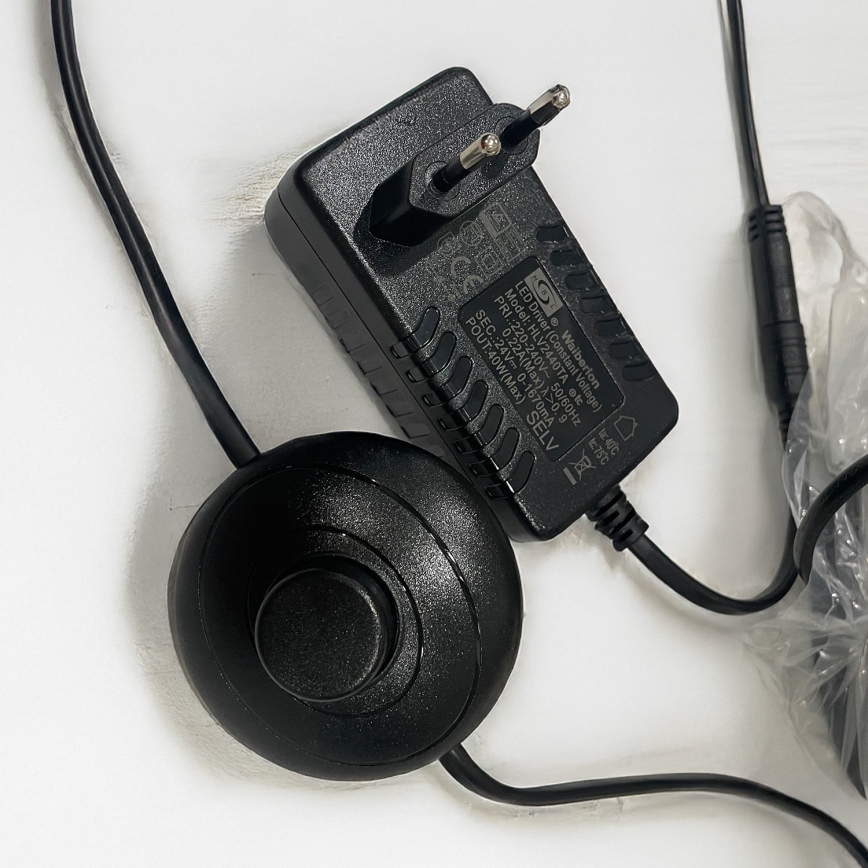 ONLI -  Candeeiro de chão LED DAFNE LED/38W/230V 4000K preto