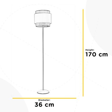 ONLI - Candeeiro de chão LICIA 1xE27/22W/230V