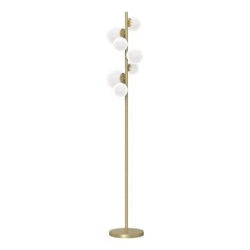 ONLI - Candeeiro de chão PALOMA 7xG9/10W/230V dourado