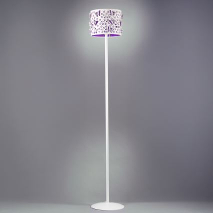 ONLI - Candeeiro de chão TITILLA 1xE27/22W/230V roxo/branco