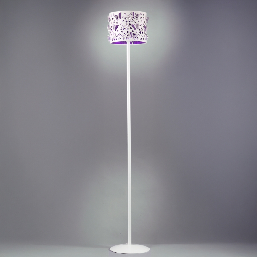 ONLI - Candeeiro de chão TITILLA 1xE27/22W/230V roxo/branco