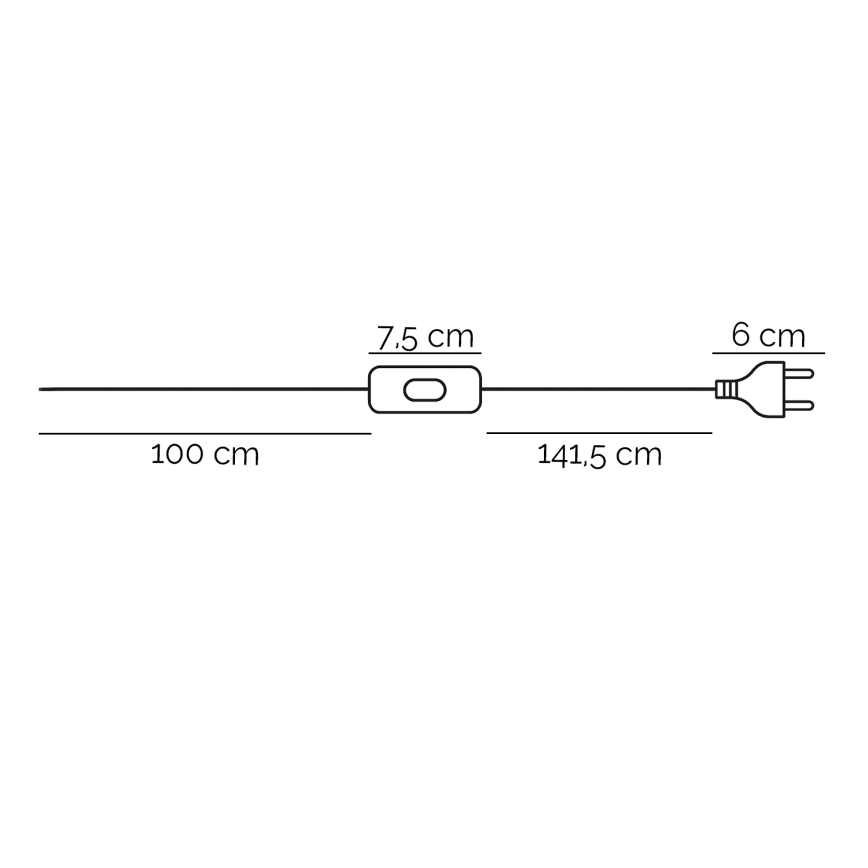 ONLI - Candeeiro de chão TITILLA 1xE27/22W/230V roxo/branco