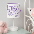 ONLI - Candeeiro de criança TITILLA 1xE14/6W/230V 22 cm roxo/branco
