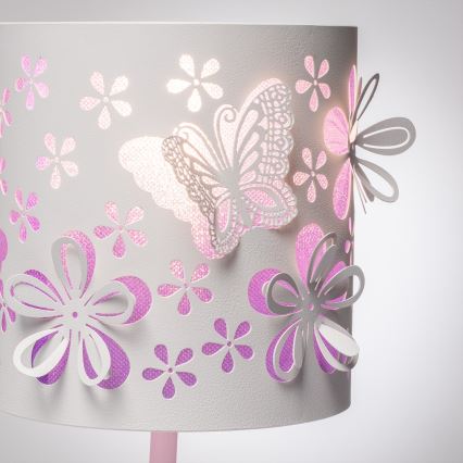 ONLI - Candeeiro de criança TITILLA 1xE14/6W/230V 22 cm roxo/branco