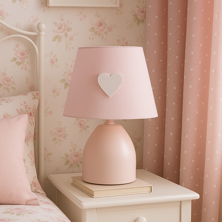 ONLI - Candeeiro de criança TITTA 1xE14/6W/230V 20 cm rosa