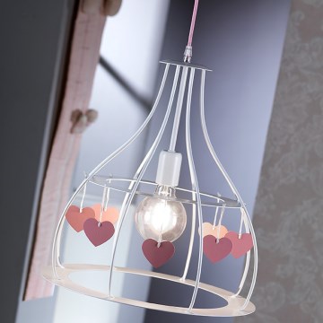 ONLI - Candeeiro de criança TITTA 1xE27/22W/230V rosa
