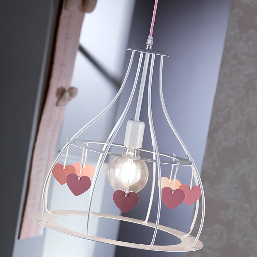 ONLI - Candeeiro de criança TITTA 1xE27/22W/230V rosa