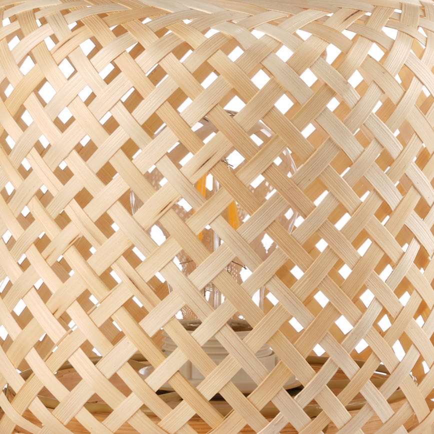 ONLI - Candeeiro de mesa BAMBOO 1xE27/22W/230V bambu