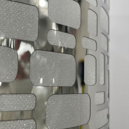 ONLI - Candeeiro de mesa BRUCE 1xE27/15W/230V 40 cm cromado mate