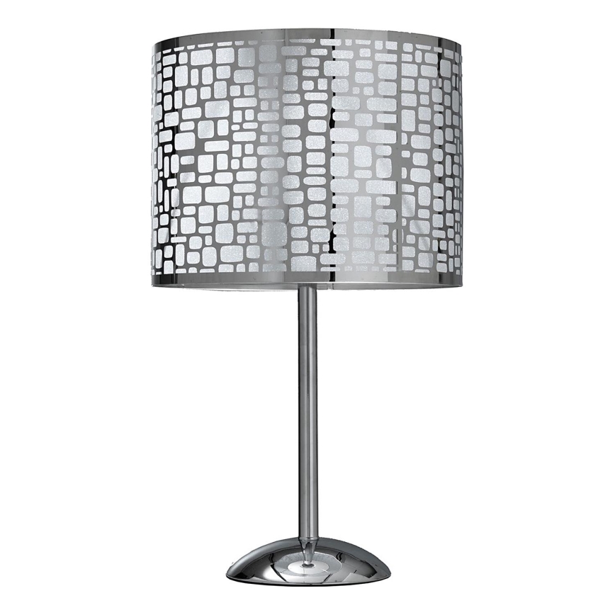 ONLI - Candeeiro de mesa BRUCE 1xE27/15W/230V 52 cm cromado mate