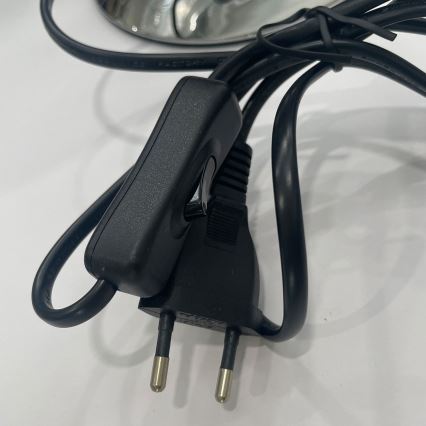 ONLI - Candeeiro de mesa BRUCE 1xE27/15W/230V 52 cm cromado mate