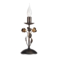 ONLI - Candeeiro de mesa CAROLINA 1xE14/6W/230V 40 cm bronze