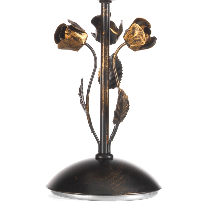 ONLI - Candeeiro de mesa CAROLINA 1xE14/6W/230V 40 cm bronze