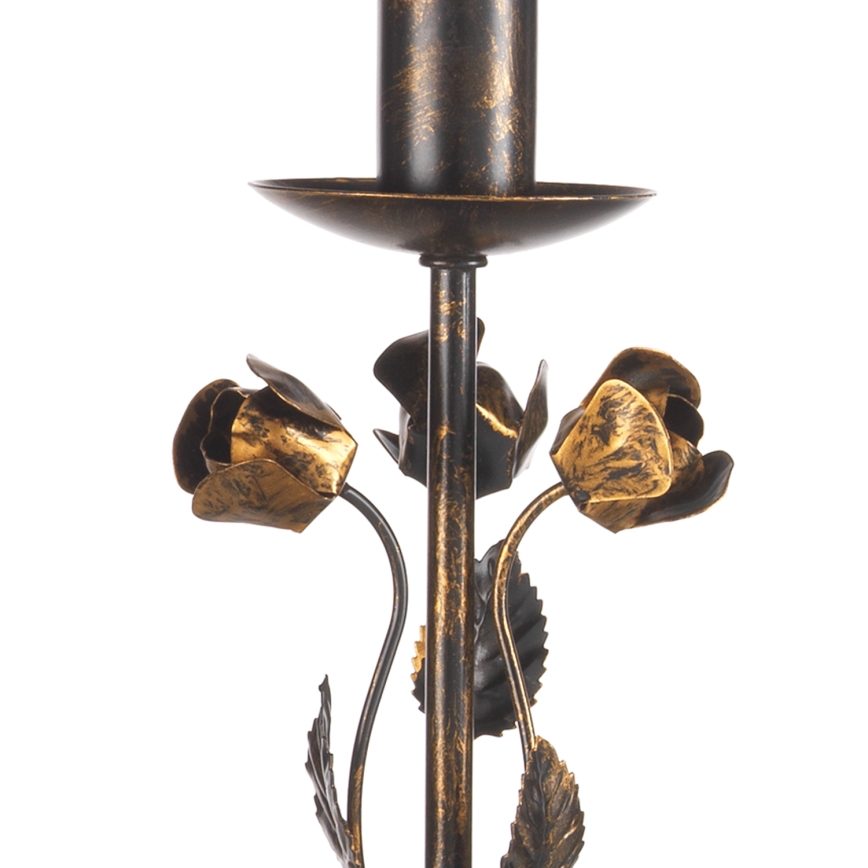 ONLI - Candeeiro de mesa CAROLINA 1xE14/6W/230V 40 cm bronze